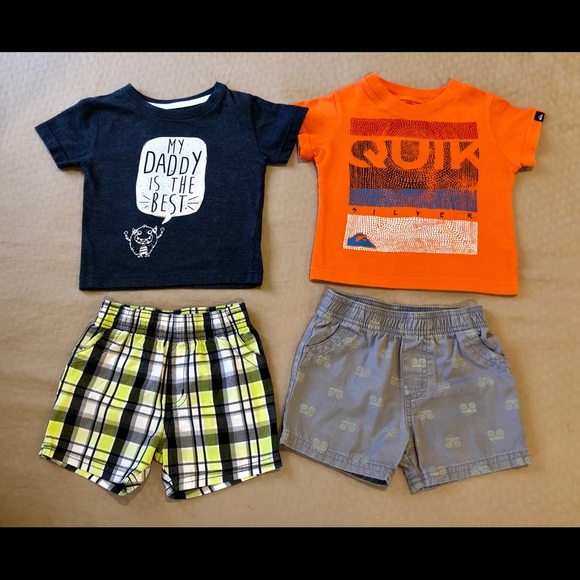 Garanimals Other - 2 pairs T-shirts & shorts size 12M